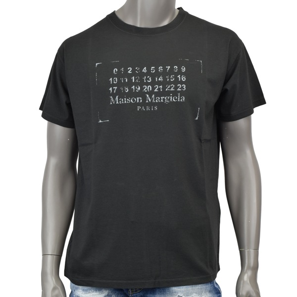 Maison Margiela メゾンマルジェラ ナンバリングロゴ スタンプ Tシャツ/S51GC0534 S24575 969