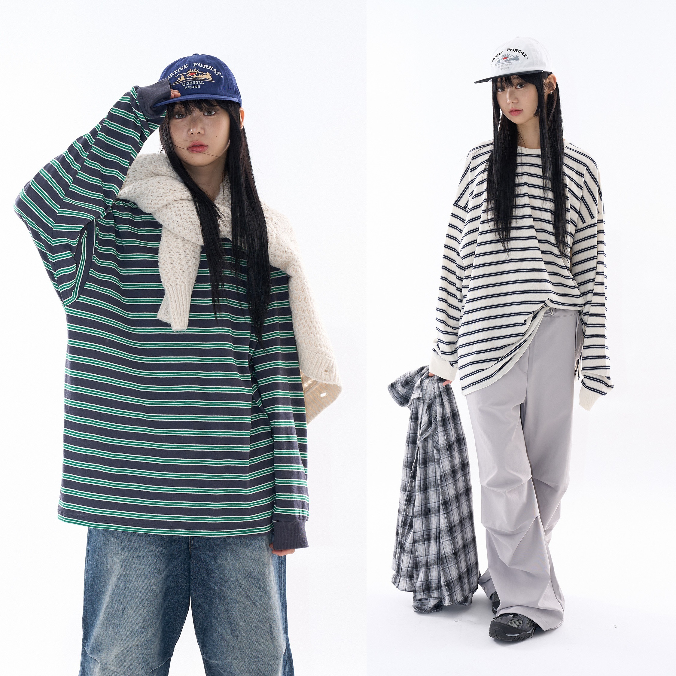 [2024 FW] レノ カラー オーバー ワイド カーゴ パンツ (UNISEX) 韓国ファッション オーバーサイズ newjeans スタイル k-pop ファッション