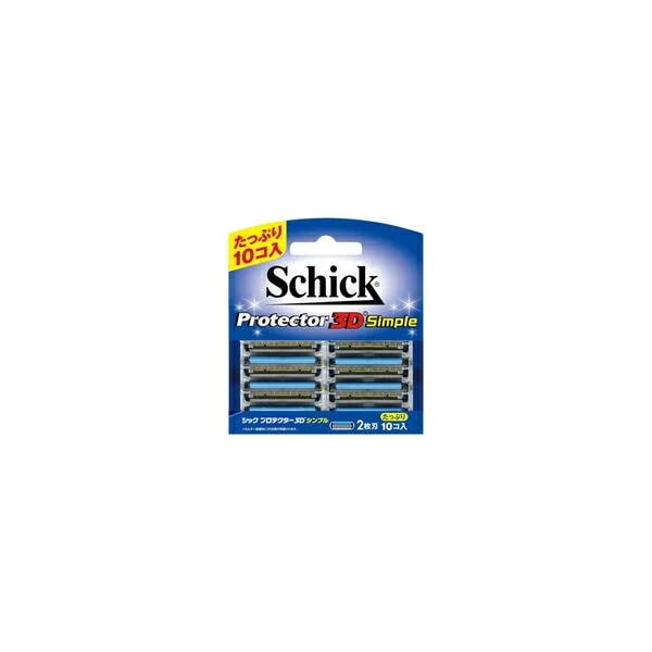 5個セット/【メール便】シック プロテクター3D シンプル 替刃(10コ入)[シック]