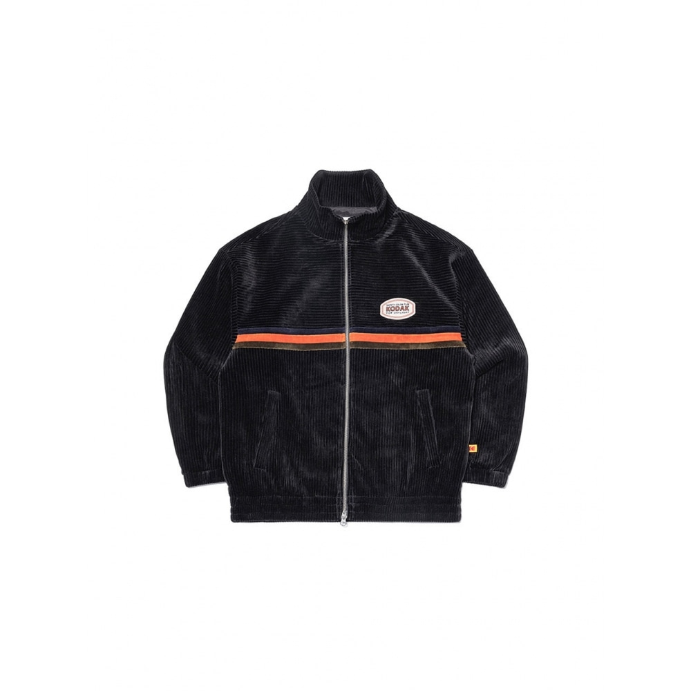 コダックアパレルシネコダックコーデュロイジップアップブラック