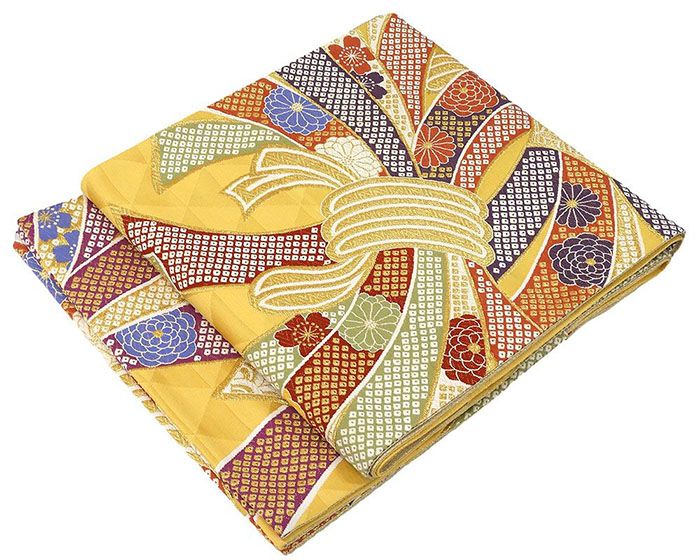 袋帯 熨斗目匹田花模様 振袖用 リサイクル 中古 フォーマル 礼装用 パーティー 着物 g4065 7,392円