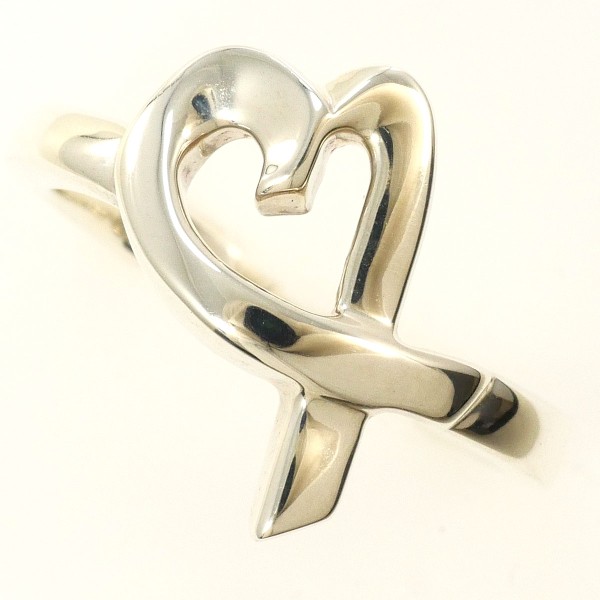 ティファニー ラビングハート シルバー リング 指輪 11.5号 ジュエリー 中古