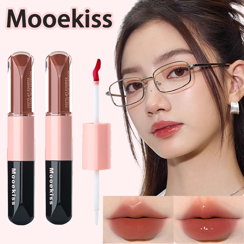 Qoo10] Mooekiss 双頭口紅唇釉精華推薦マットリップ リップ : ポイント