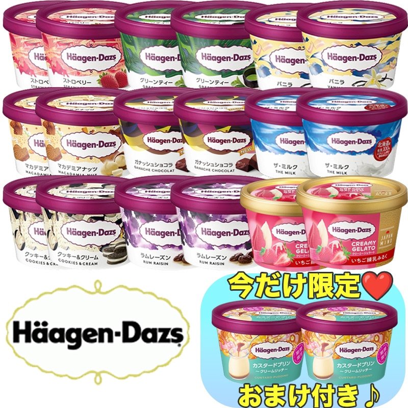 ハーゲンダッツ ダブル セット スイーツ お菓子 冷凍 プレゼント ギフト おやつ ご褒美 詰め合わせ 期間限定 アイス クリーム 誕生日 お祝い お中元 お歳暮