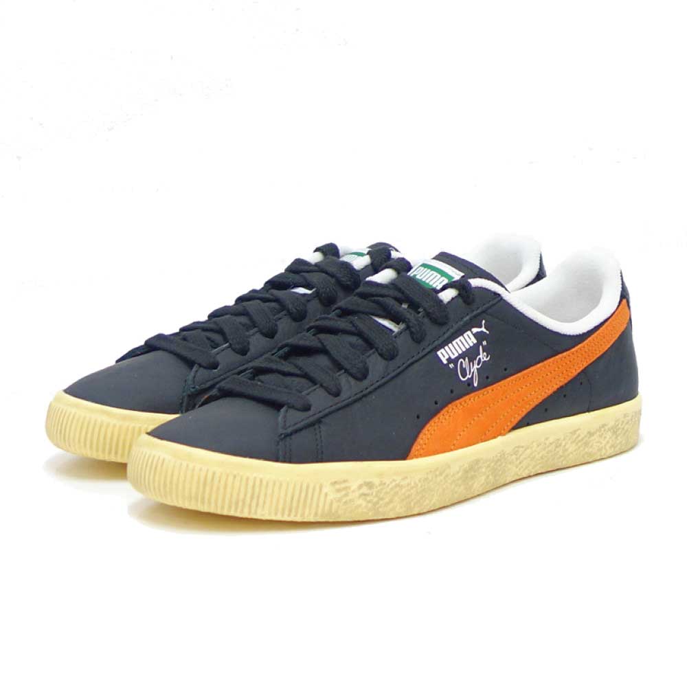クライド VINTAGE 39468702 BLACK / RICKIE ORANGE（メンズ）ヌバックレザー ローカット スニーカー