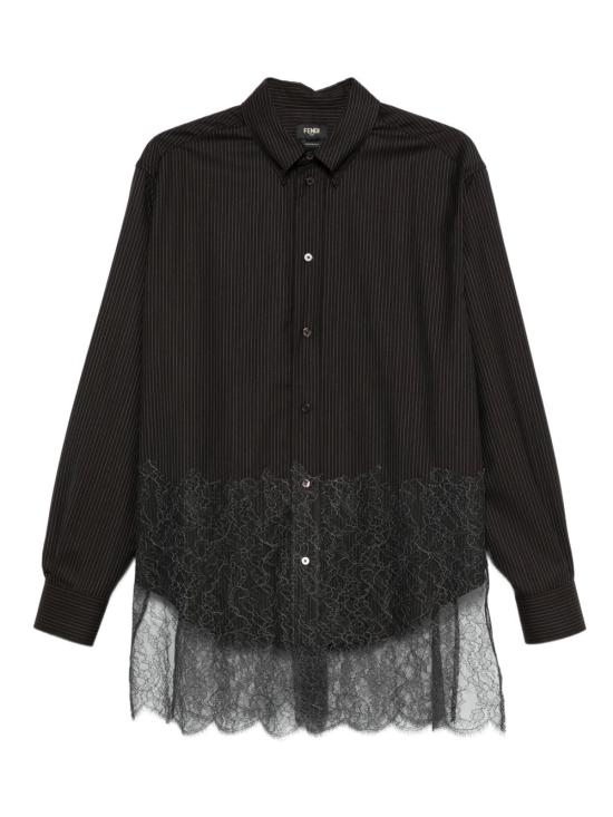 FENDI Men Shirts FS1332 AVK1F0DHP Brown