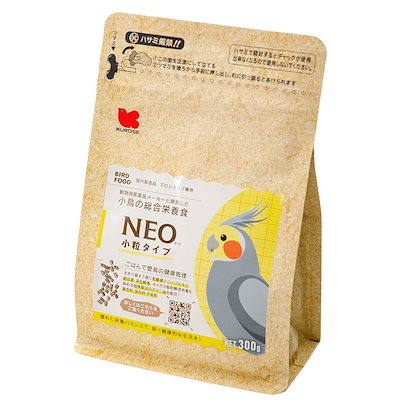 他サイト： 黒瀬ペットフード　ＮＥＯ　小粒タイプ　３００ｇ　鳥　フード　エサ　餌　ペレット　ＣＲＣ55―20―20―10―00の商品画像
