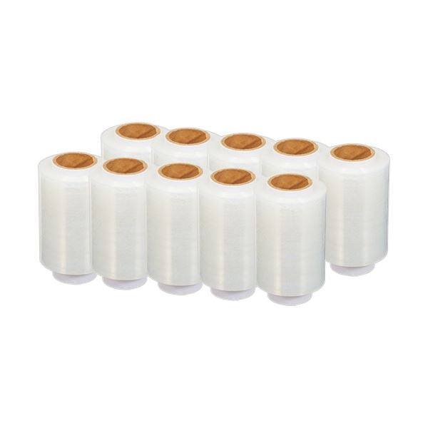 （まとめ） クラフトマンミニストレッチフィルム 詰替 0.012mmx100mmx200m CF-MSF-12 1セット（10巻） [x3セット] 8,905円