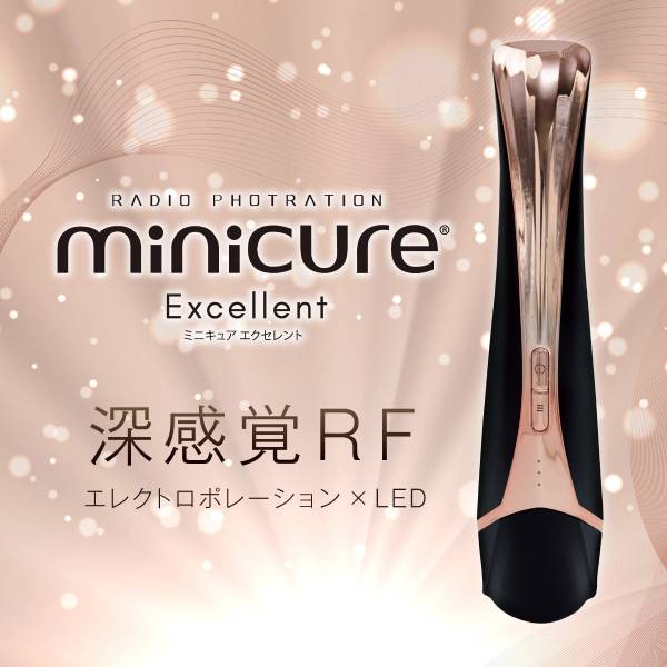 ICR Beauty ミニキュア エクセレント　深感覚RF　家庭用美顔器 エレクトロポレーション×LED
