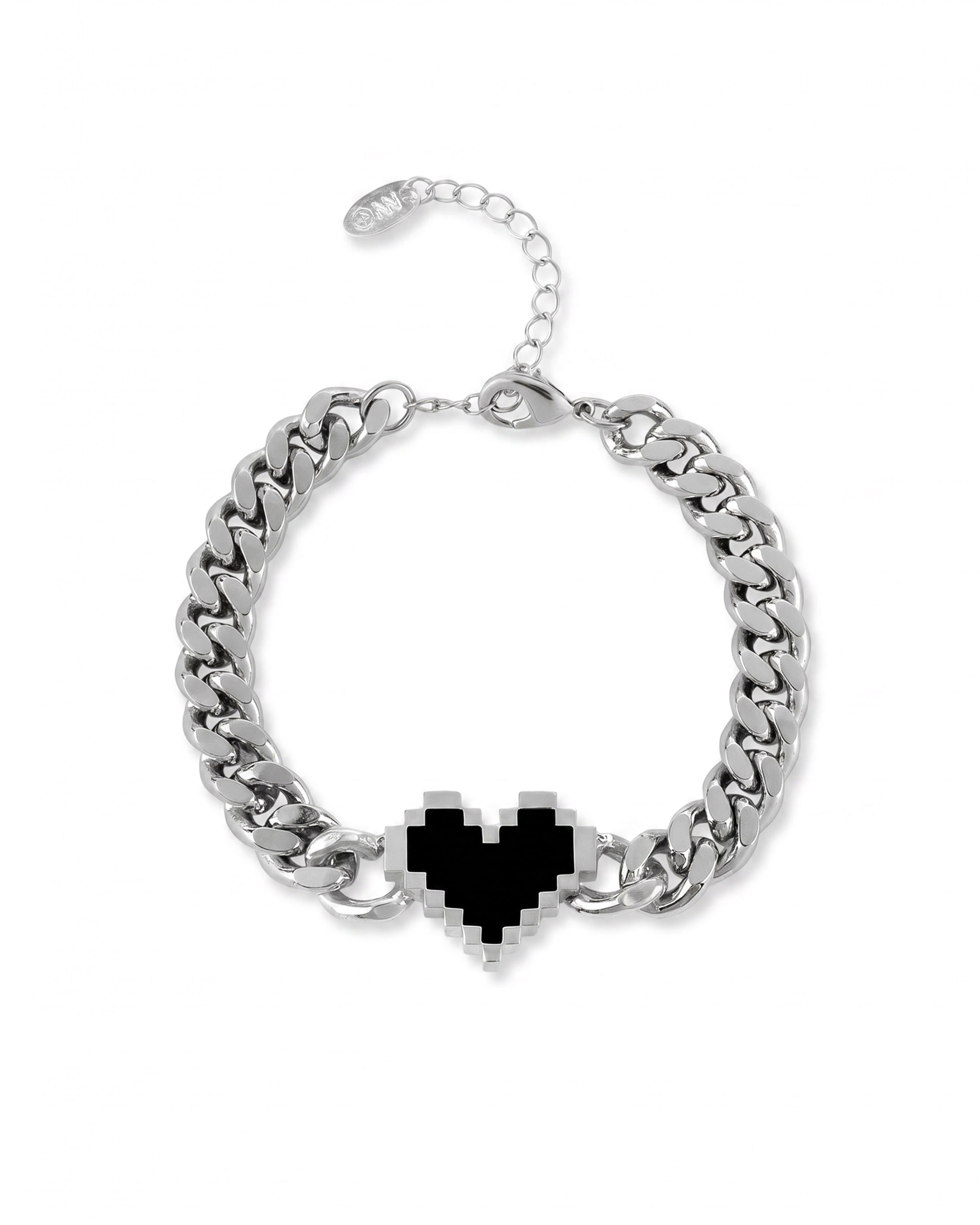 【NONNON】PIXEL LOVE BRC SILVER925