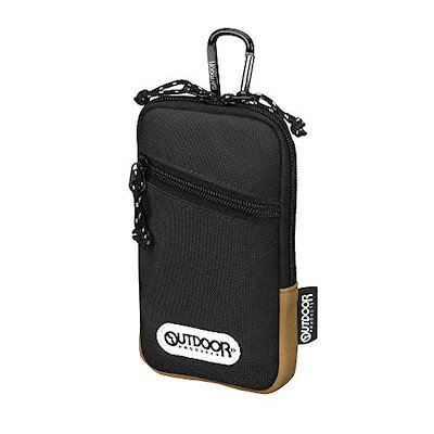 他サイト： ハクバ 【Amazon.co.jp 限定】OUTDOOR PRODUCTS(アウトドアプロダクツ) スマートフォンポーチ04 ブラック AMZODSPP04BK カラビナベルトループ付 iPhoneの商品画像