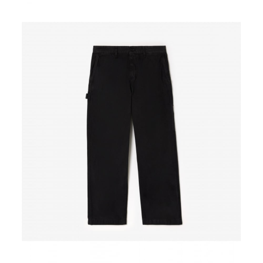 LACOSTE メンズカーペンターパンツ [ブラック]