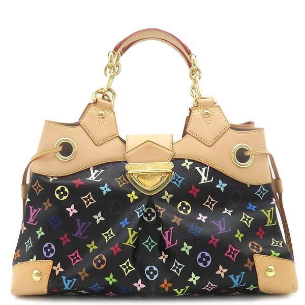ルイヴィトン LOUIS VUITTON ハンドバッグ ウルスラ モノグラムマルチカラー ノワール ゴールド金具 黒 村上隆 M40124 TH2057【中古】