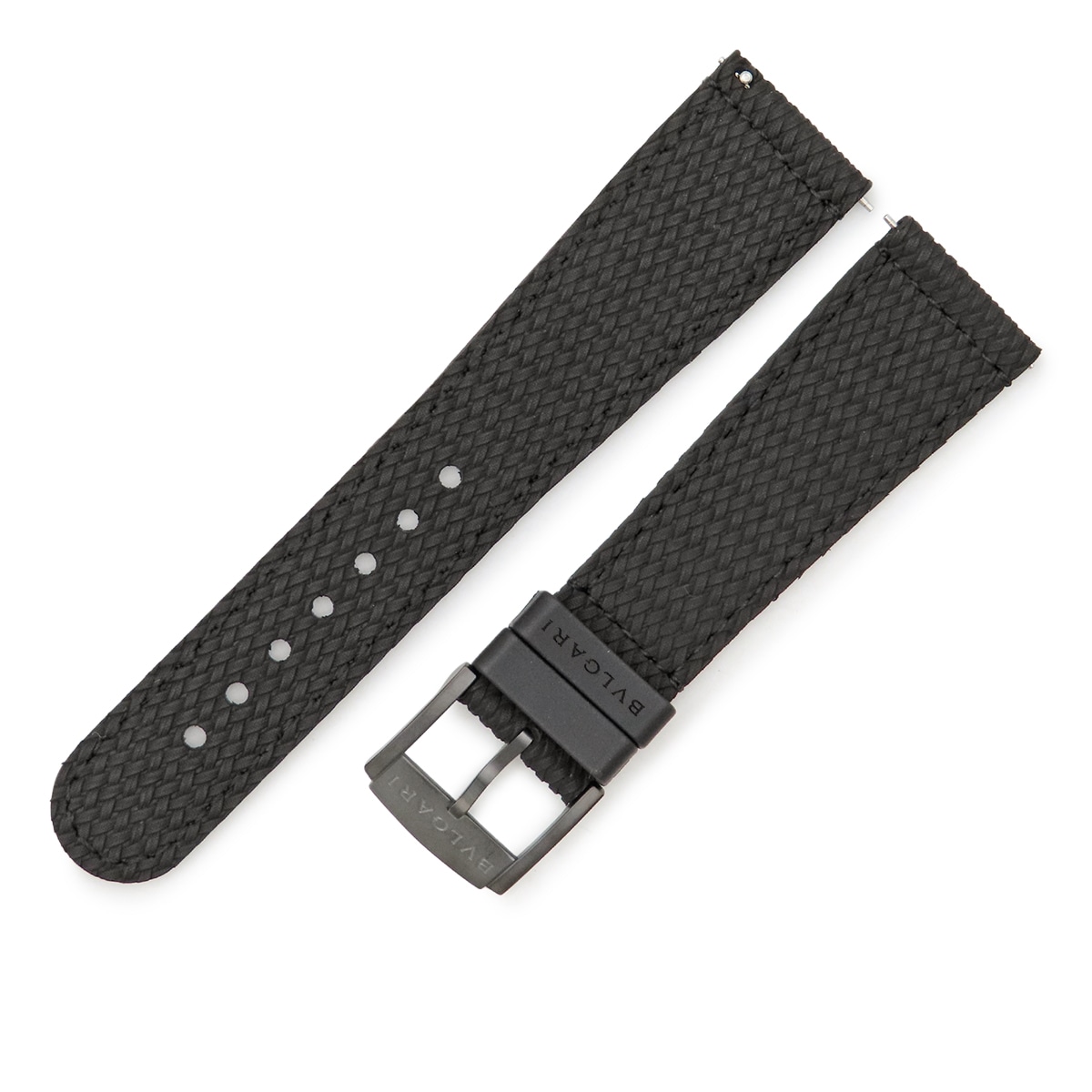 メンズ 未使用 純正 替え ベルト ストラップ バンド 23ｍｍ バネ棒 尾錠付き ブラック 黒