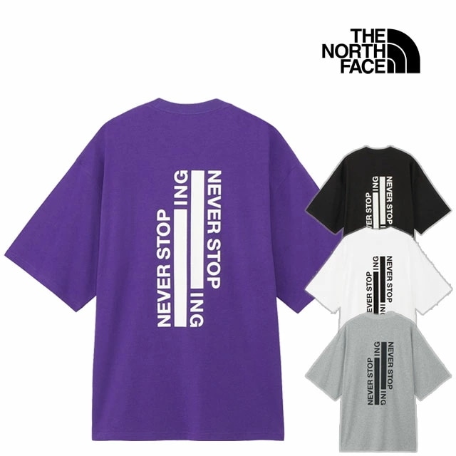 ザ・ノース・フェイス Tシャツ メンズ NT32401 ショートスリーブネバーストップアイエヌジーティー トップス 半袖 カットソー メッセージ プリント カスタム アウトドア キャンプ アパレル レ