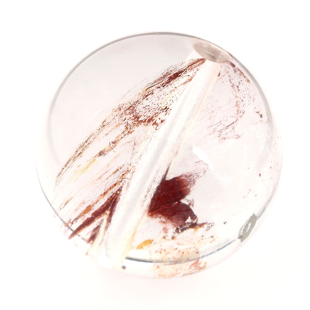 「1点もの 現品」 1粒売り 天然 オーラクォーツ ブラジル産 14mm パワーストーン バラ売り 天然石 パワーストーン ばら売り ビーズ 穴あき 1玉売り アクセサリー パ zz000122-zj 6,003円