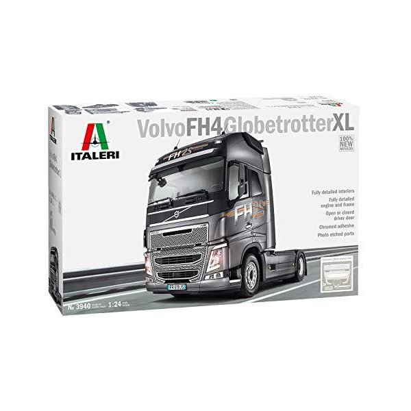 Italeri 3940S 1:24 Volvo FH4 Globetrotter XL， Building， Stand Model Making， Crafts， Hobby， Gluing，