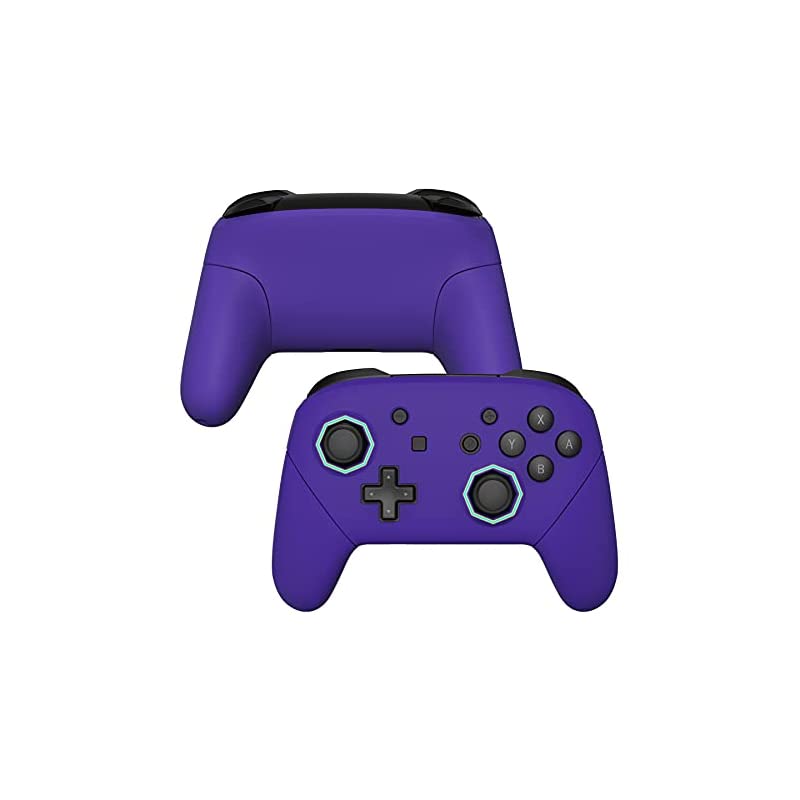 Switch用 パープルフェイス八角形ゲートスティック フェイスプレートバックプレートハンドルカバー