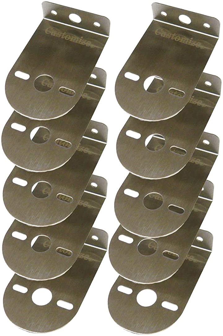 マーカーランプ ステー トラック用品 バスマーカー L型ステー ステンレス 2枚 / 4枚 6枚 8枚 10枚 セット