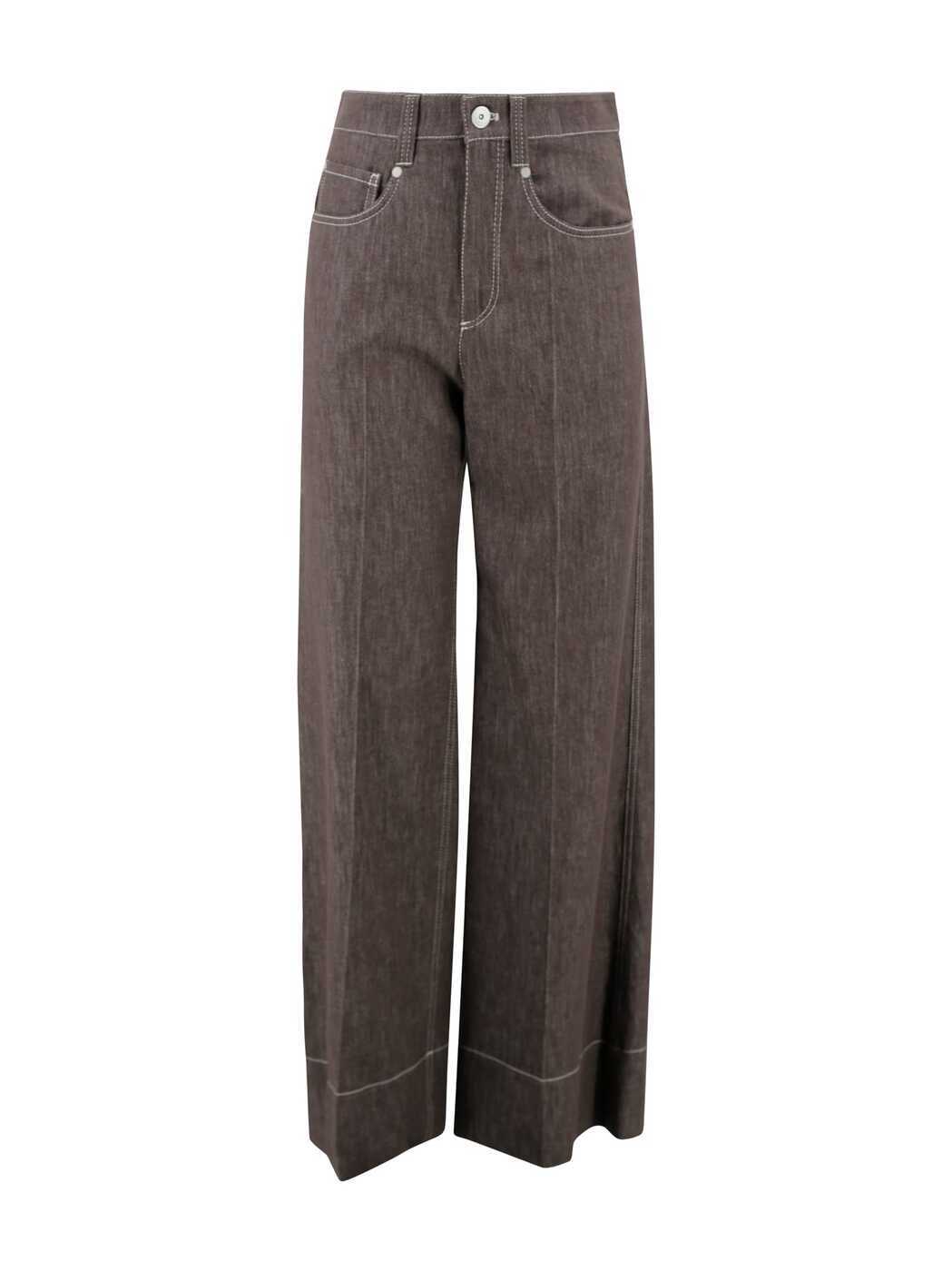 MB125P5658C003 ブラウン 春夏2025 パンツ レディース ia