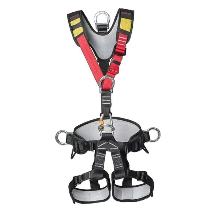 7月の新製品期間限定オファー カラー登山ハーネス プロ 全身安全 屋外ツリーハーネス 登山 洞窟探検 ロッククライミング 懸垂下降ギア ロッククライミング ハーネス シットハーネス 安全帯ハーネス ア