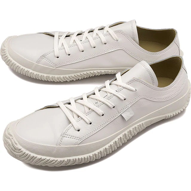 スニーカー [SP110-61] SP-110 メンズレディース SPM-110 日本製 カンガルーレザー MOVE スピングル ムーブ White ホワイト