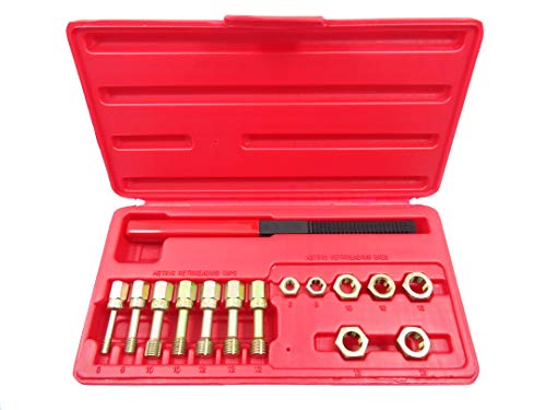 タップダイスセット ボルト式 ネジピッチやすり付 ミリサイズ ねじ山修正 工具 M6x1 M8x1.