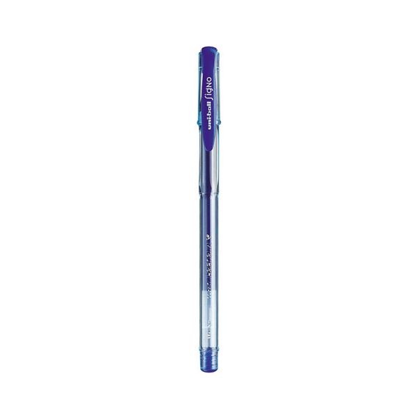 （まとめ） 三菱鉛筆 シグノエコライター UM-100EW.33 青 10本(×10セット)