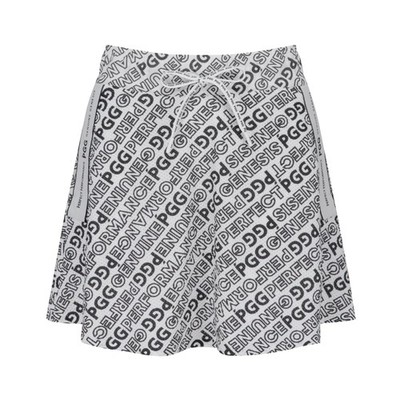 正規品 PEARLY GATES GOLF PGG レディース ロゴレタリングフレアスカート