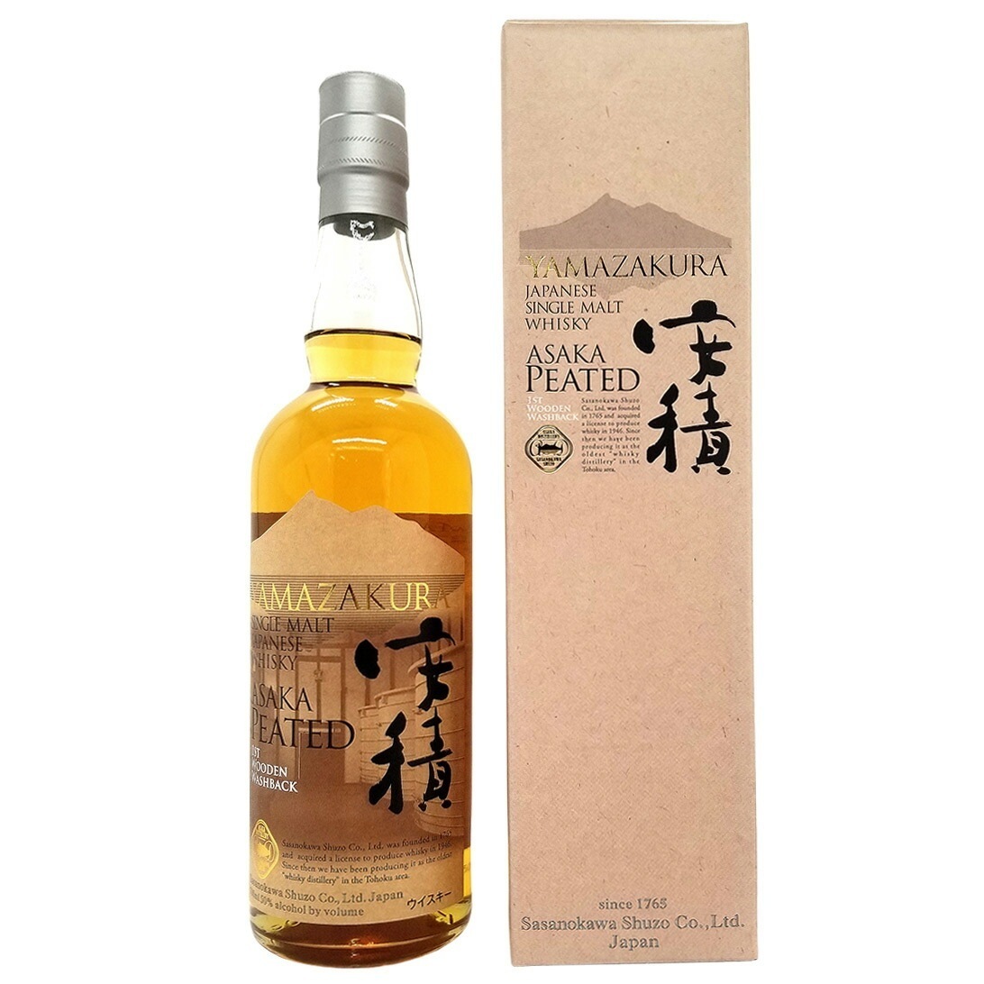 YAMAZAKURA 山桜 シングル モルト ピーテッド ファースト ウッデン ウォッシュバック ジャパニーズ ウイスキー 笹の川酒造 安積蒸留所 50度 700ml ^YASSPTJ0^