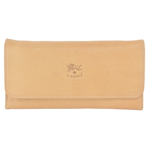 IL BISONTE イルビゾンテ 二つ折り長財布 小銭入れ付き メンズ レディース/SCW009 PV0005 NA106