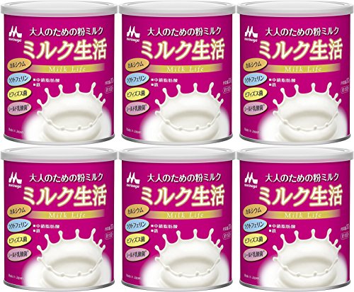 森永乳業 大人のための粉ミルク ミルク生活 300g × 6缶