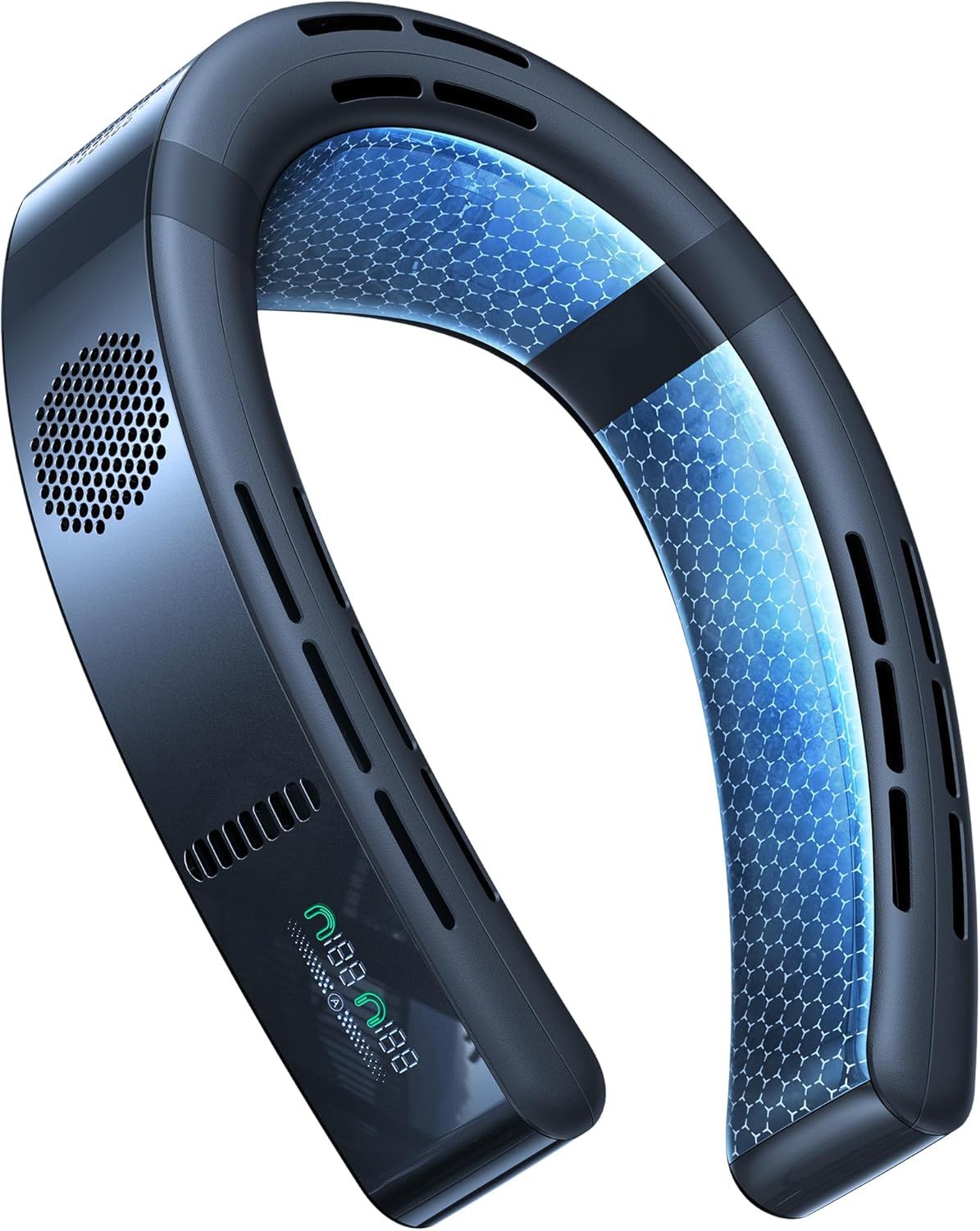 ネッククーラー 冷却プレート 首掛け扇風機 ペルチェ素子 クーラー ネックファン スマートAI搭載 熱中症対策 首掛けファン 超強上下風 冬夏兼用 携帯扇風機 プレゼ