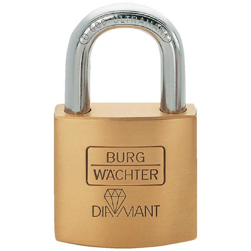 BURGWAECHTER　ブルクヴェヒターシリンダー南京錠ディアマントD60040SB 　17601