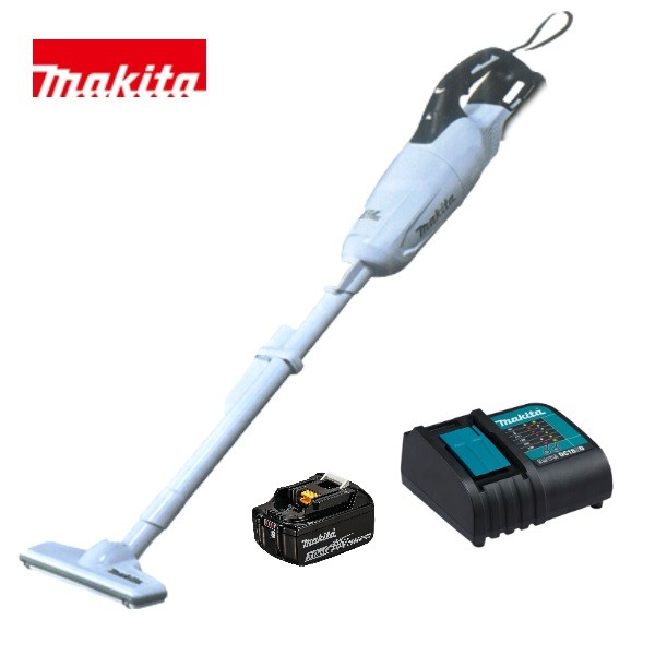 当店だけ！バッテリー充電器も1年保証! マキタ コードレス掃除機 18V カプセル式 CL280FDZW + バッテリー BL1830B + 静音充電器DC18SD 充電式 クリーナー 最新モデル!