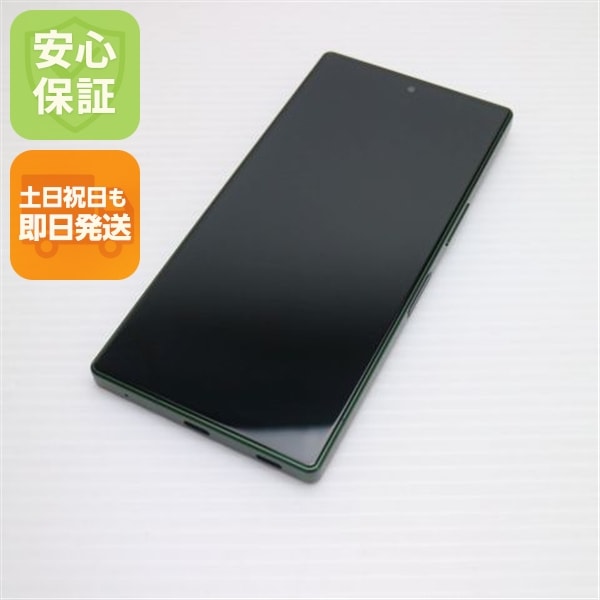 美品 SIMフリー AQUOS R9 グリーン スマホ SHARP 即日発送 土日祝発送OK 115