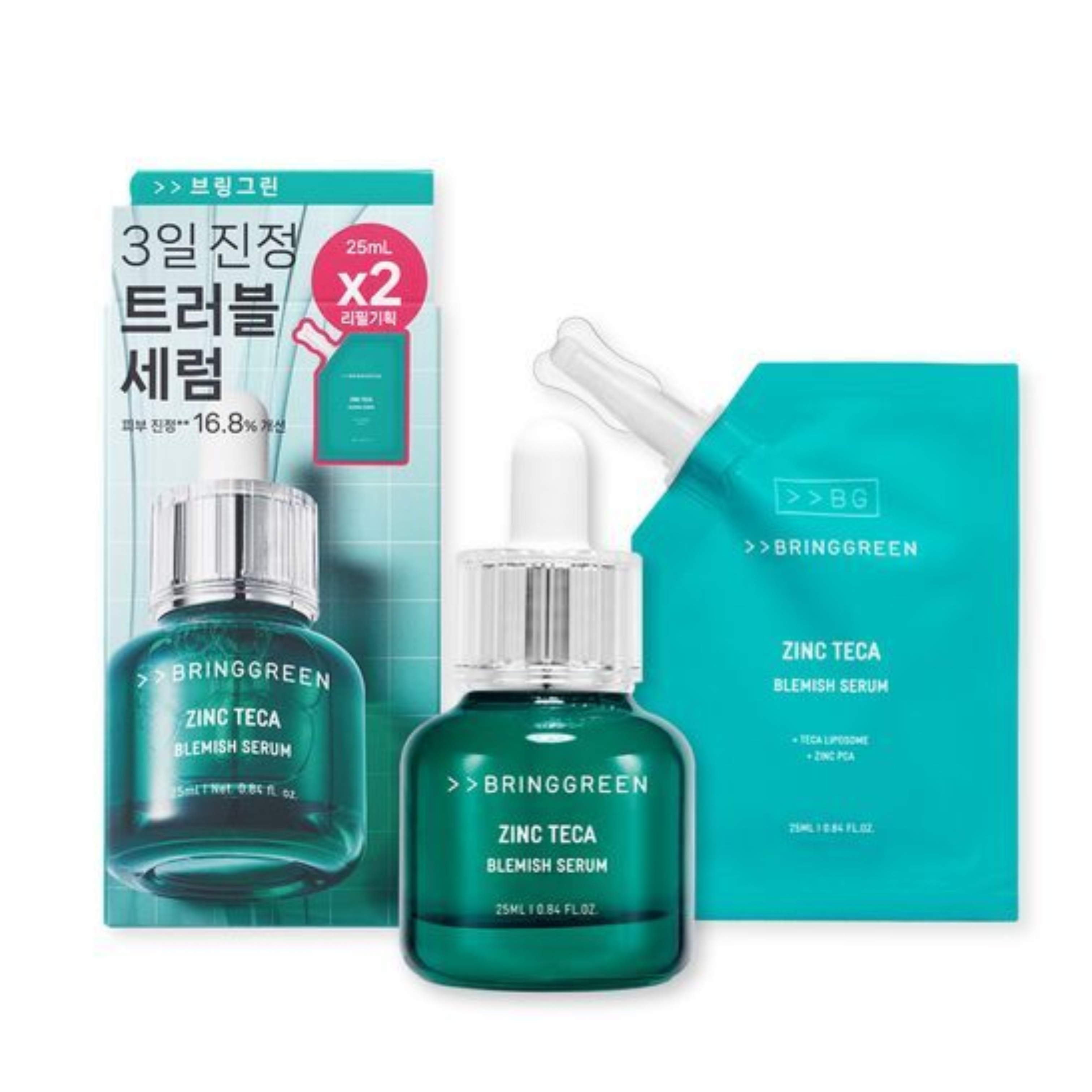 【本品+リフィル】3日セラム /ジンクテカブレミッシュ, 25+25ml