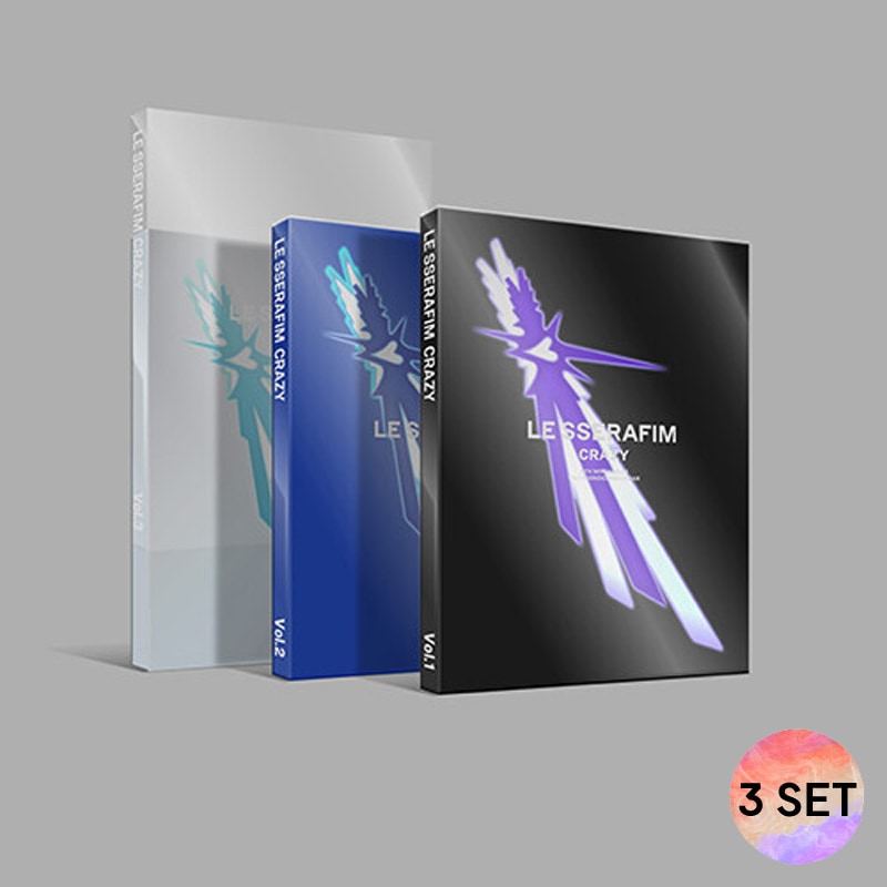 [3種 SET] LE SSERAFIM - (4th Mini Album) CRAZY