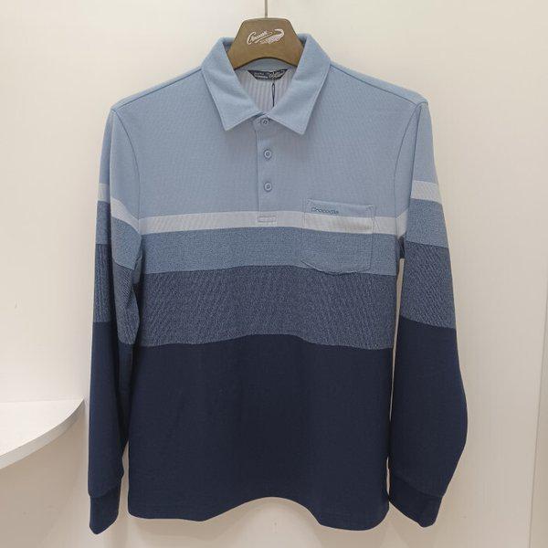 男性秋冬ブルーTシャツcdaabts4452(38) (幸せな百貨店)()