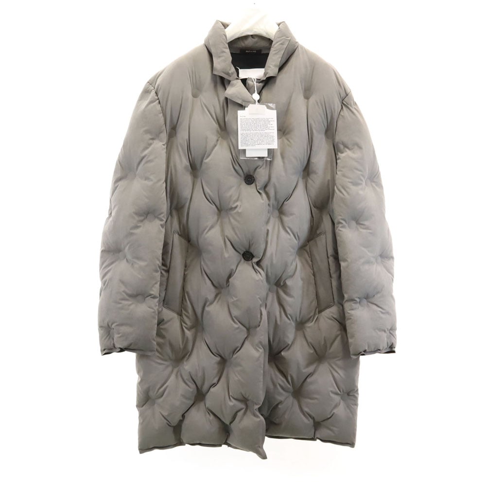 未使用 イタリア製 ダウンコート 38 グレー カバー付き レディース