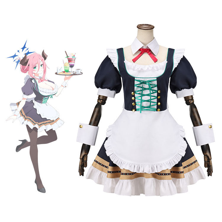 ブルーアーカイブ 牛牧ジュリ アルバイト コスプレ衣装 オーダメイド可