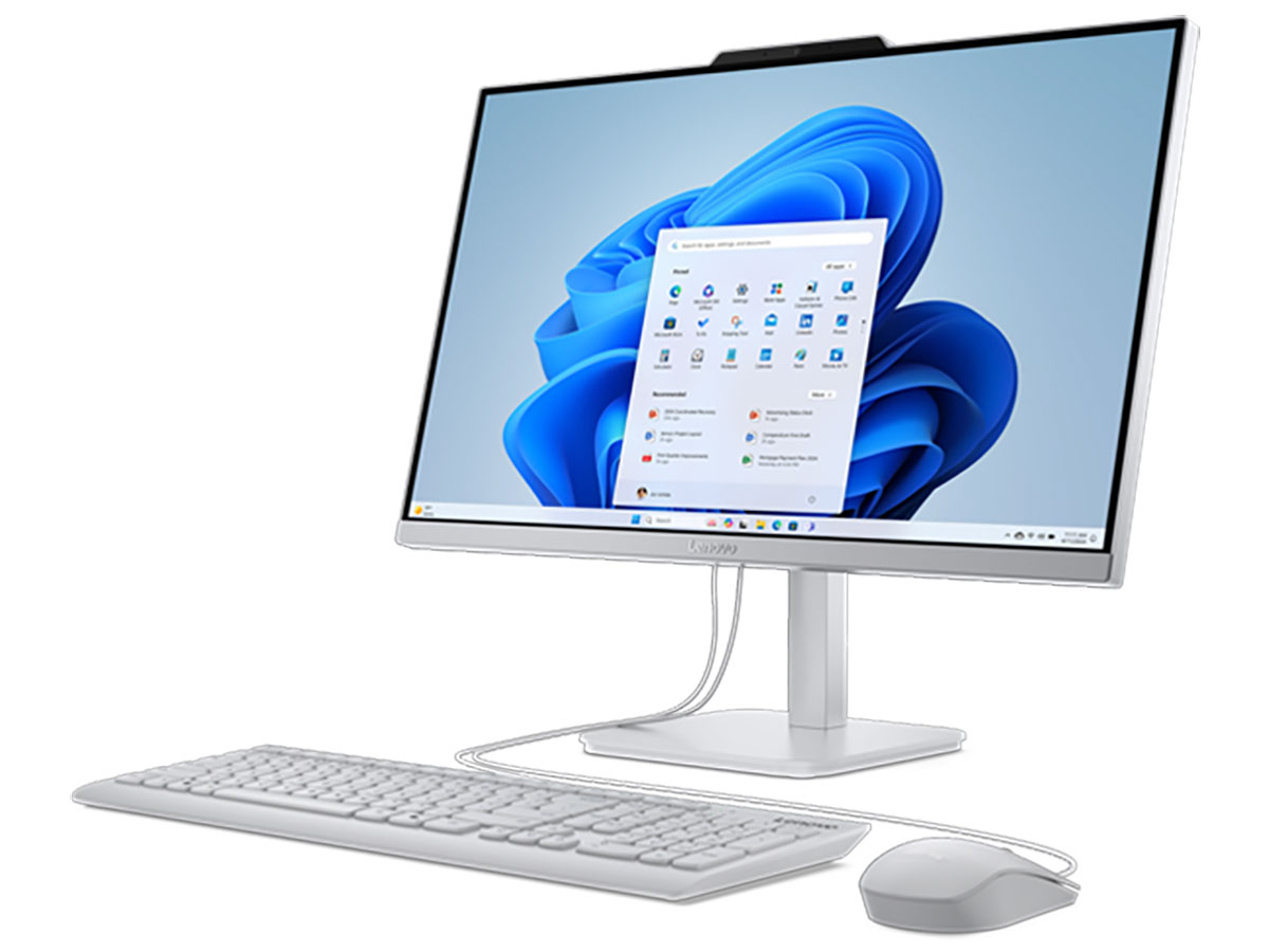 Lenovo A100 F0J6001XJP [グレー]インテル N100/16GBメモリー/256GB SSD/23.8型フルHD/Windows11Home