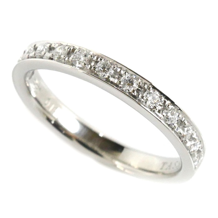 TASAKI タサキ Pt950プラチナ スペランザ ハーフエタニティ 23 リング・指輪 RD-F571-PT950 ダイヤモンド0.14ct 6号 3.0g レディース 中古 美品