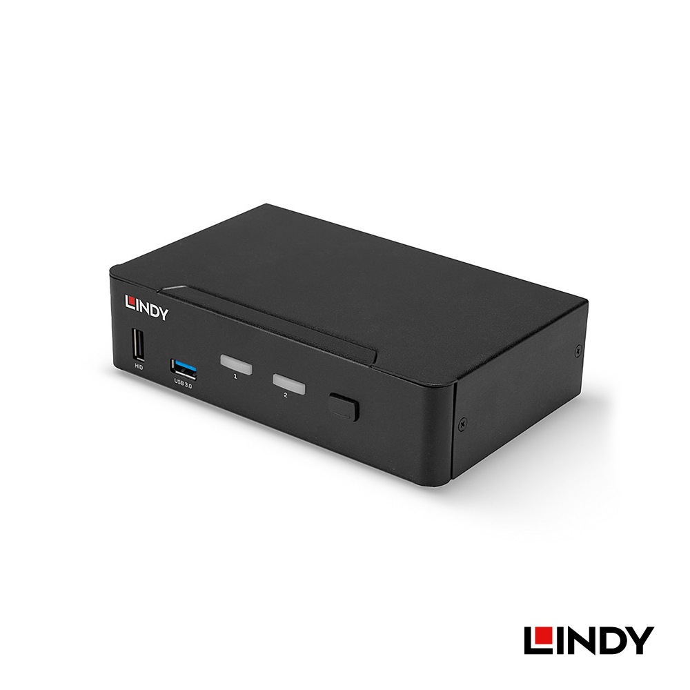 リンディー【39312】 LINDY DisplayPort 1.4/USB3.0/オーディオKVMスイッチ 2ポート