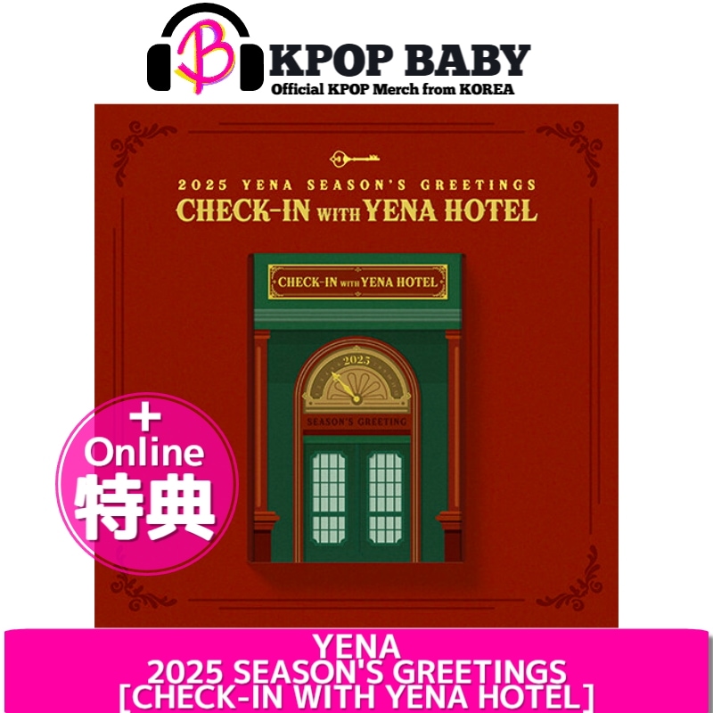 YENA 2025 SEASONS GREETINGS [CHECK-IN WITH YENA HOTEL] シーグリ シーズングリーティング 公式カレンダー