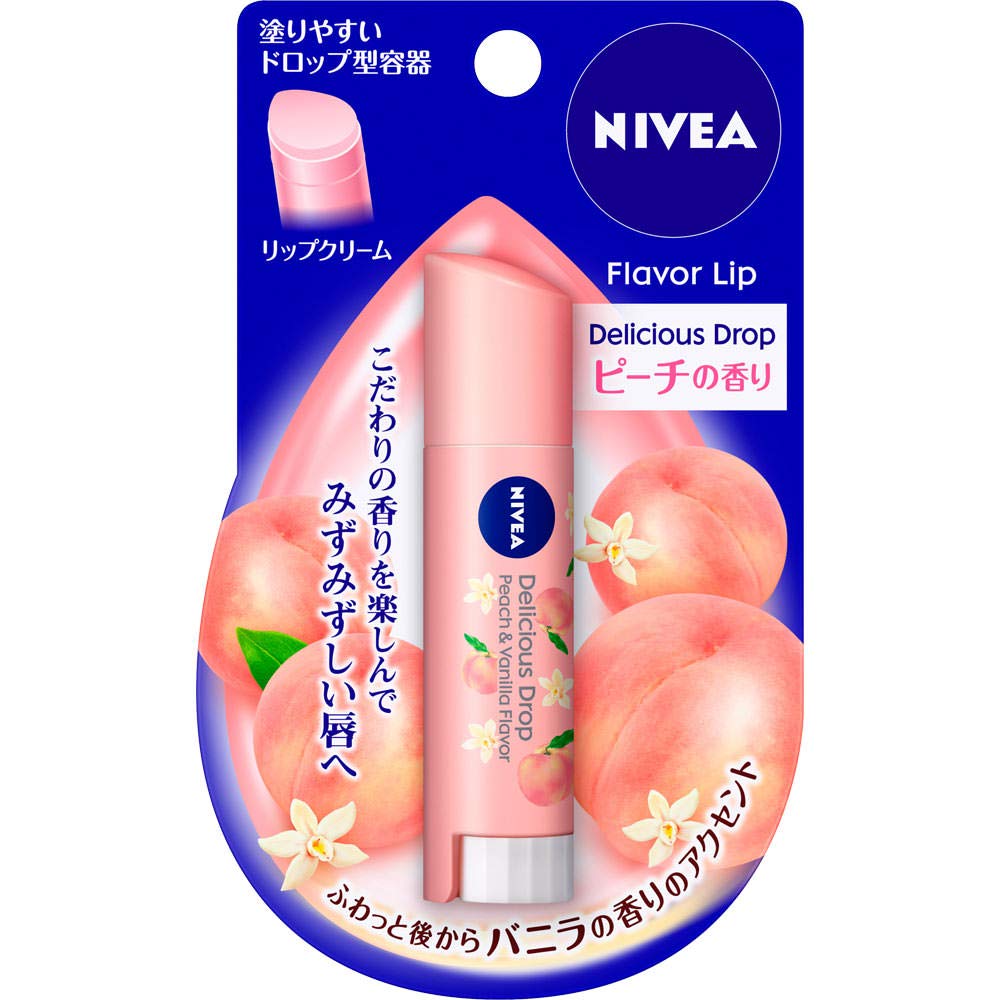 フレーバーリップ デリシャスドロップ ピーチの香り 3.5g×6個