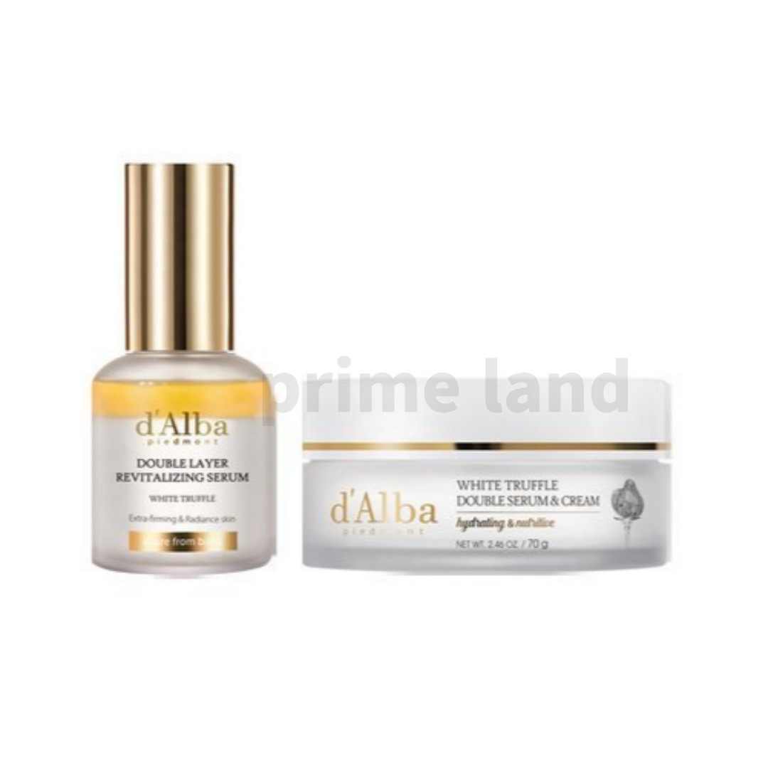 ダブルレイヤー リバイタライジングセラム 30ml+ホワイトトリュフダブルセラムアンドクリーム 70g
