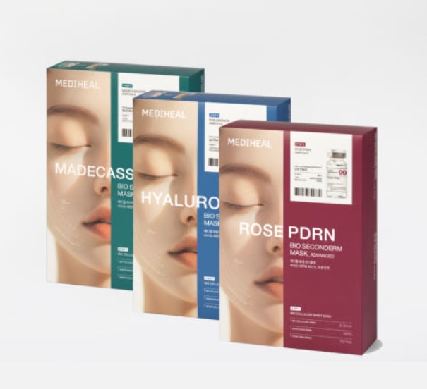 バイオセカンダムマスク3種30枚（PDRN+マデカソサイド+ヒアルロン酸