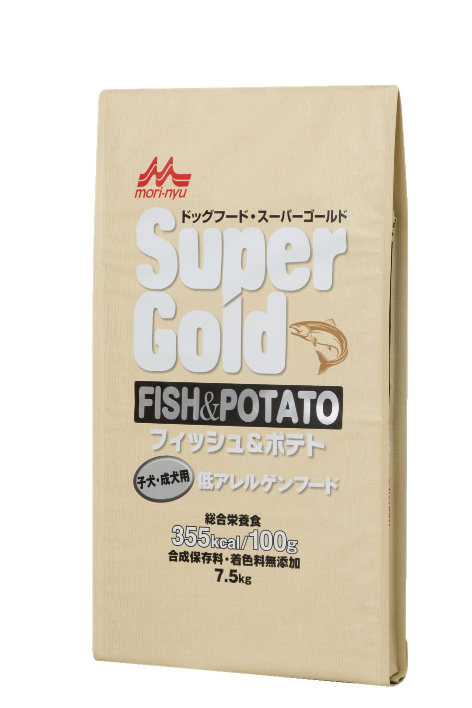 スーパーゴールド Supergold フィッシュ&ポテト子犬・成犬用 7.5kg