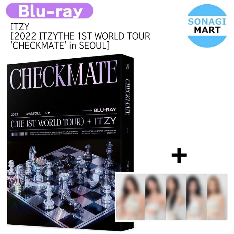 国内発送 [公式フォトカード5種セット特典] ITZY Blu-ray [ 2022 ITZY THE 1ST WORLD TOUR CHECKMATE in SEOUL ] / 公式グッズ / 予約